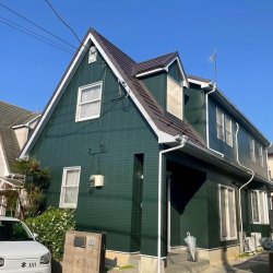 深谷市　上柴町東　屋根カバー　外壁塗装