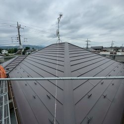 深谷市　武蔵野　屋根カバー　屋根重ね葺き