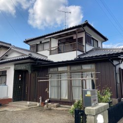深谷市　血洗島　外壁塗装工事　屋根葺き替え工事