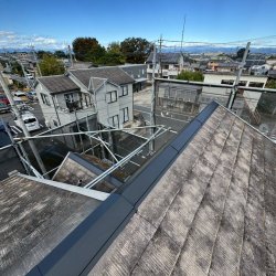 深谷市　宿根　棟板金交換工事