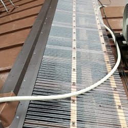 深谷市　仲町　屋根塗装工事　波板張り替え工事　雨漏り修理　板金加工取付工事