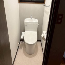深谷市　田谷　トイレ交換工事　内装工事 　トイレリフォーム工事