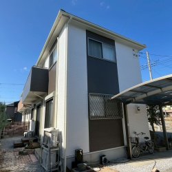 熊谷市　箱田　屋根カバー工事　外壁塗装工事