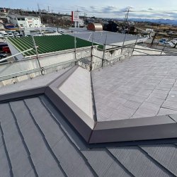 深谷市　上野台　棟板金交換工事